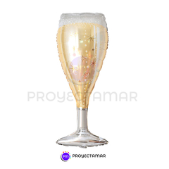 Globo Copa Champagne 28"