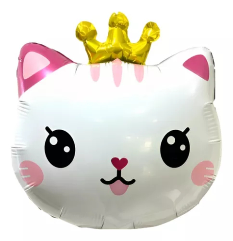 Globo Gatita Reina Blanca 14&quot;