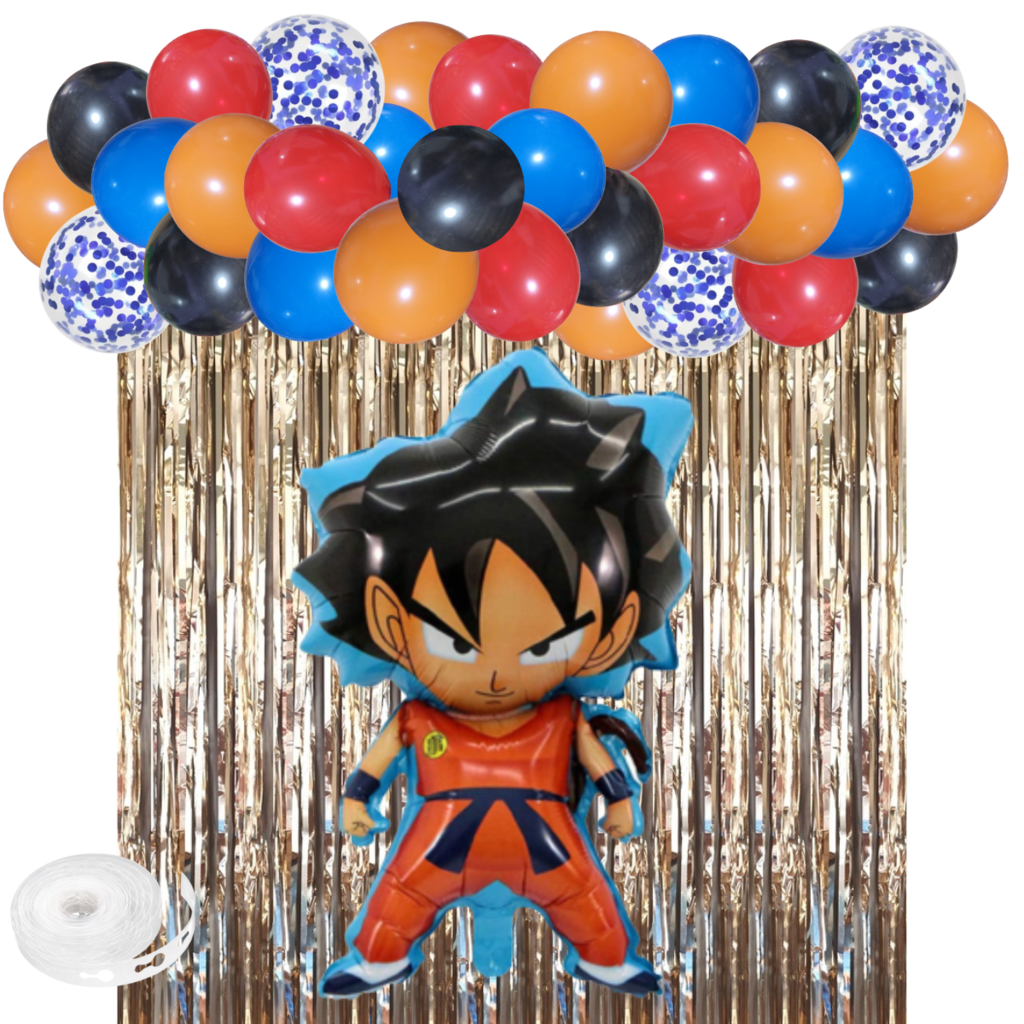 Kit Combo Goku Dragon Ball Z Deco Cumpleaños
