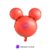 Globo Silueta Cabeza de Mickey en internet