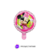 Globo Minnie Circulo Paleta 12" X5 Unidades