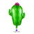 Globo Cactus con Rosa 24"