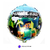 Globo Minecraft Circulo 18"