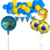 Combo Cumpleaños Kit Globos Boca Juniors en internet