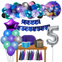 Combo Cumpleaños Kit Globos Fortnite Decoración - tienda online