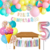 Combo Cumpleaños Kit Globos Helado - tienda online