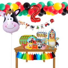 Combo Cumpleaños Kit Globos La Granja Decoración - comprar online