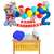 Combo Cumpleaños Kit Globos Paw Patrol Marshall Decoración en internet