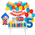 Combo Cumpleaños Kit Globos Payaso Plim Plim Decoración - tienda online