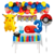 Combo Cumpleaños Kit Globos Pokémon Decoración en internet