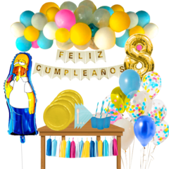 Combo Cumpleaños Kit Globos Los Simpson Decoración - comprar online