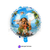 Globo Moana Circulo Celeste 18"