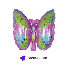 Globo mariposa Rosa 10 Pulgadas