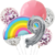 Set Globos Metalizados Arcoíris Pastel Multicolor Cumpleaños en internet