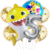 Set Globos Metalizados Personajes Baby Shark Amarillo Cumple - tienda online