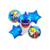 Set Globos Cumpleaños Fiesta Baby Shark Azul