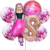 Set Globos Metalizados Personajes Barbie Cumpleaños - comprar online