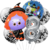 Set Globos Metalizados Figuras Bruja Halloween Cumpleaños - comprar online