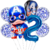 Set Globos Metalizados Personajes Capitán América Cumpleaños - comprar online