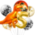 Set Globos Metalizados Dinosaurio Rex Animal Cumpleaños - tienda online