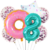 Set Globos Metalizados Dona Rosquilla Confetti Rosa Cumple - comprar online