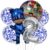 Set Globos Metalizados Héroes en Pijamas Catboy Cumpleaños - comprar online