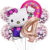 Set Globos Metalizados Personajes Kitty Gato Hello Cumple - PROYECTAMAR