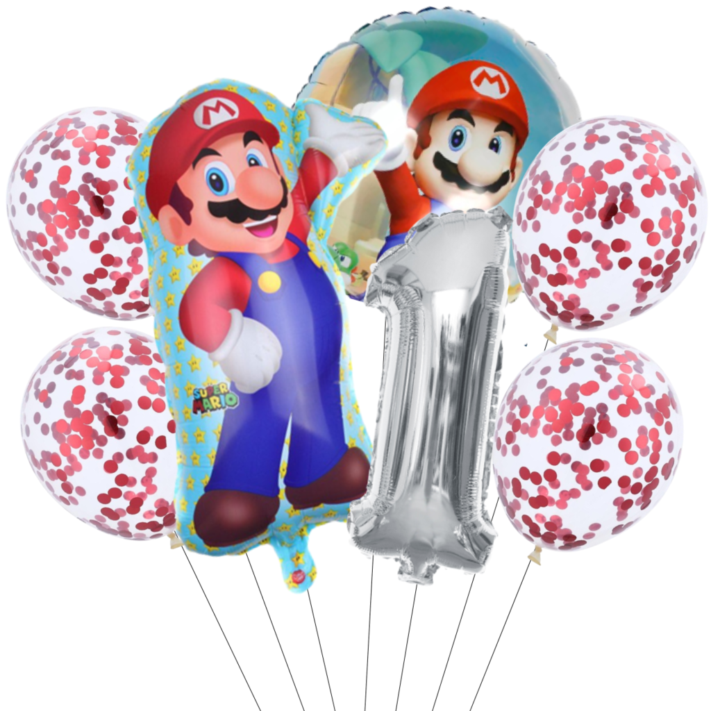Kit Combo Mario Bross Deco Cumpleaños - PROYECTAMAR