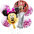 Set Globos Metalizados Personajes Minnie Mouse Cumpleaños