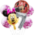 Set Globos Metalizados Personajes Minnie Mouse Cumpleaños