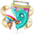 Set Globos Metalizados Patín Roller Figura Cumpleaños en internet