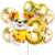 Set Globos Metalizados Personaje Paw Patrol Rubble Cumple en internet