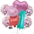 Set Globos Metalizados Figura Peppa Pig Cumpleaños