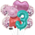 Set Globos Metalizados Figura Peppa Pig Cumpleaños en internet