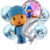 Set Globos Metalizados Personajes Pocoyo Cumpleaños - PROYECTAMAR