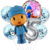 Set Globos Metalizados Personajes Pocoyo Cumpleaños - tienda online