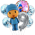 Set Globos Metalizados Personajes Pocoyo Cumpleaños en internet