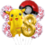 Set Globos Metalizados Personajes Pokémon Pikachu Cumpleaños - comprar online