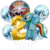 Set Globos Metalizados Personajes Pony Celeste Cumpleaños - comprar online