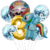 Set Globos Metalizados Personajes Pony Celeste Cumpleaños en internet