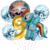 Set Globos Metalizados Personajes Pony Celeste Cumpleaños en internet