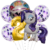 Set Globos Metalizados Personajes Pony Violeta Cumpleaños - comprar online