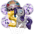 Set Globos Metalizados Personajes Pony Violeta Cumpleaños - tienda online