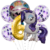 Imagen de Set Globos Metalizados Personajes Pony Violeta Cumpleaños