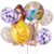 Set Globos Metalizados Personajes Princesa Bella Cumpleaños