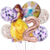 Set Globos Metalizados Personajes Princesa Bella Cumpleaños - comprar online