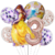 Set Globos Metalizados Personajes Princesa Bella Cumpleaños en internet
