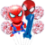 Set Globos Metalizados Personajes Spiderman Cumpleaños