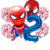 Set Globos Metalizados Personajes Spiderman Cumpleaños - comprar online