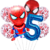 Set Globos Metalizados Personajes Spiderman Cumpleaños - tienda online